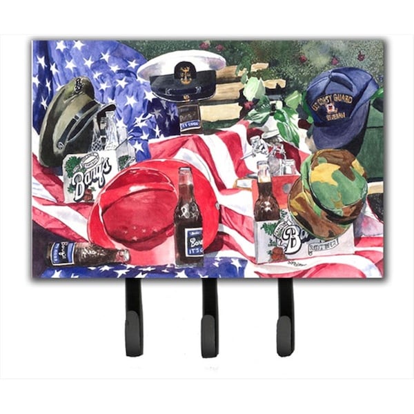 Carolines Treasures Barqs and Armed Forces Leash Holder or Key Hook 1012TH68 - main